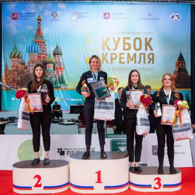 фото победительниц "Кубка Кремля 2021" по свободной пирамиде