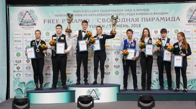 финалисты ЧМ по свободной пирамиде 2018г. в г. Тюмень (фото С. Гилевич)