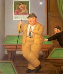 Фернандо Ботеро. Салон дэ биллиард. 1995г.