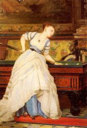Чарльз Франкоис Бутибон. Элегантный бильярдный игрок. 1860г.